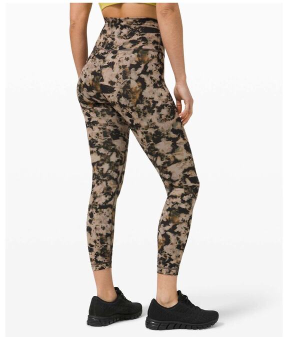 lululemon athletica Pants - Lululemon Wunder Train High-Rise Tight 25" Dispersed Light Raw Linen Multi